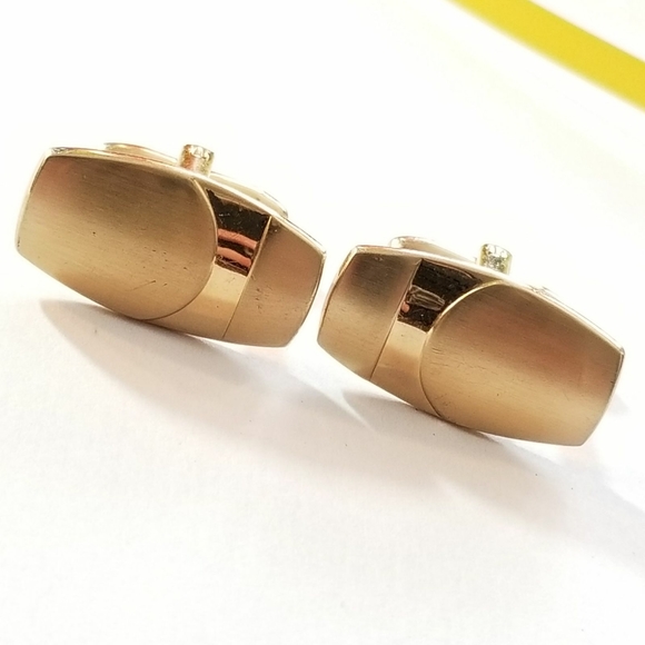 Vintage Hickok cuff links gold tone - Picture 1 of 7